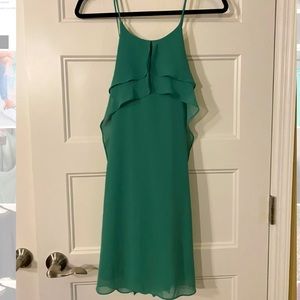 Green BCBG dress